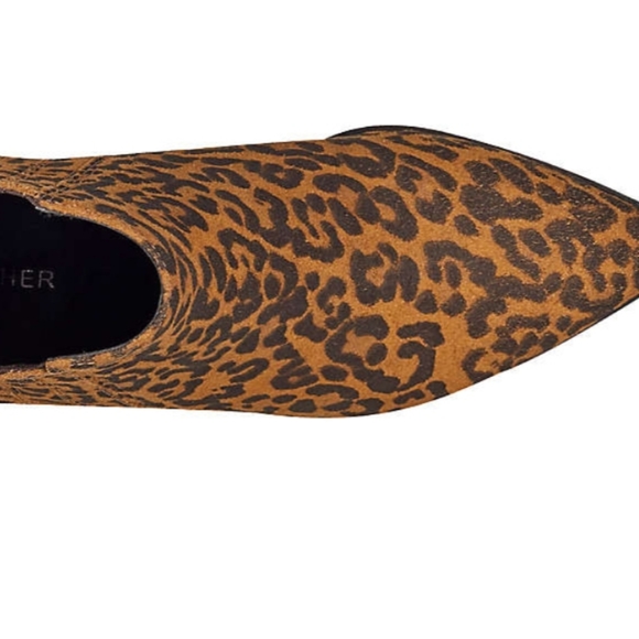 MARC FISHER Leopard Suede Booties NIB - Picture 4 of 6